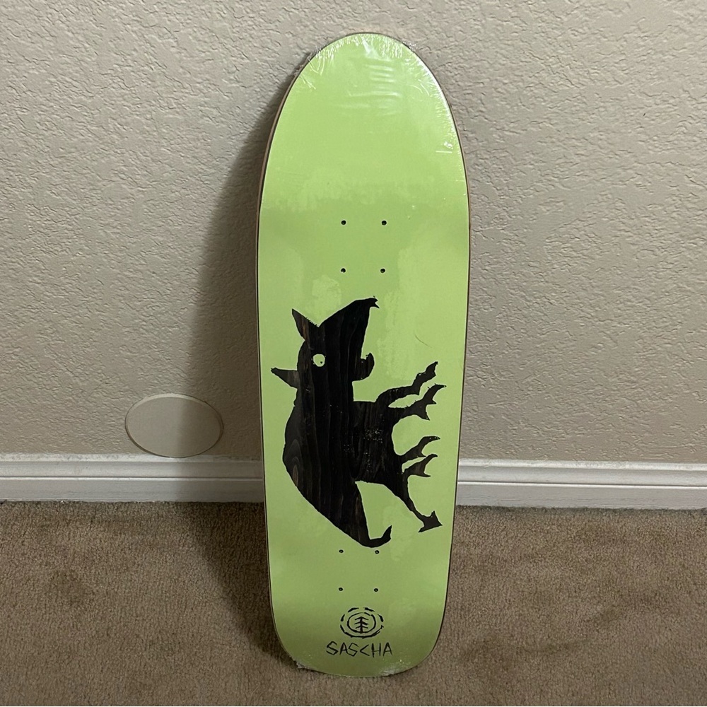 Element Sascha Daley Demon Glow In The Dark Green Pro Skateboard Deck 8.8”x31.7”